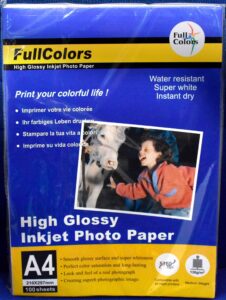 High Glossy Inkjet A4 Photo Paper