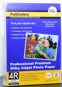 Professional Premium silky inkjet 4R photo paper